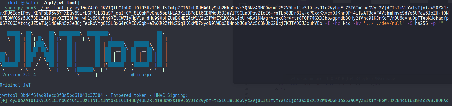 jwt_tool kid null